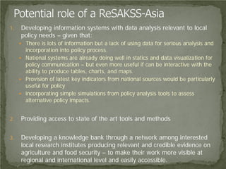 Illustration of a proposed ReSAKSS-Asia website tool