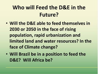 Food market transformation and improving food security in Asia (within and across countries)