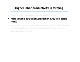Rural Incomes in the Context of Structural and Agricultural Transformation