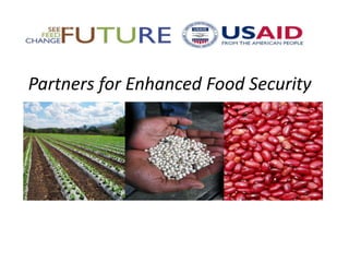 Partners for Enhanced Food Security

 