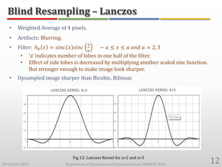 Resampling Artifact Example Resampling | PPTX