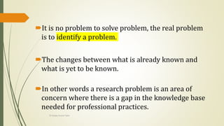 Resarch problem | PPTX
