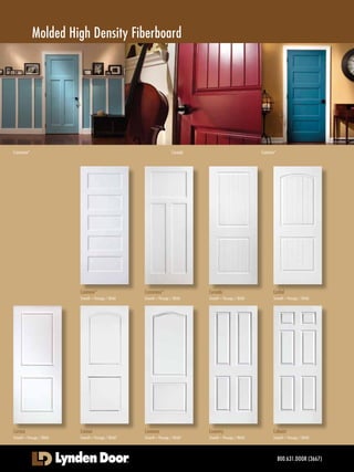 Dealer information:
LD550 4/14 Printed in USA©2013 Lynden Door, Inc. All rights reserved.
Dealer information:
Lynden Door, Inc.
2077 Main Street
Lynden, WA 98264
Phone: 800.631.DOOR (3667) 360.354.5676
Fax: 360.354.3738
www.lyndendoor.com
info@lyndendoor.com
Printed door colors shown in this brochure may vary from actual doors.
To assure color accuracy, please request a material sample.
Active in Social Media? So are we!
Follow us on Twitter, Pinterest and Houzz
for news, plus numerous pictures and great decorating ideas.
 