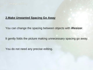 Rescale Photos with iResizer 
