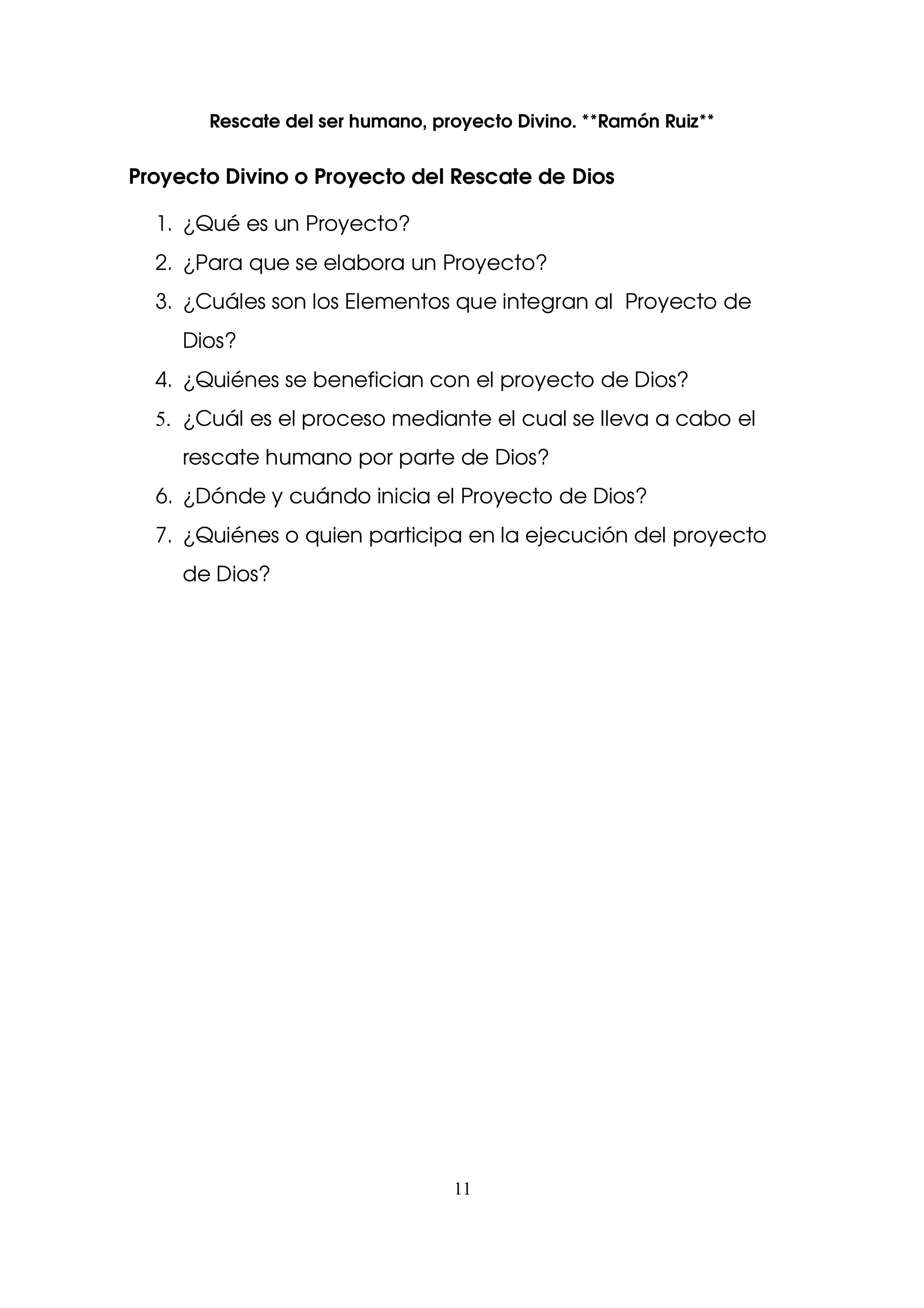 Rescate Proyecto Divino