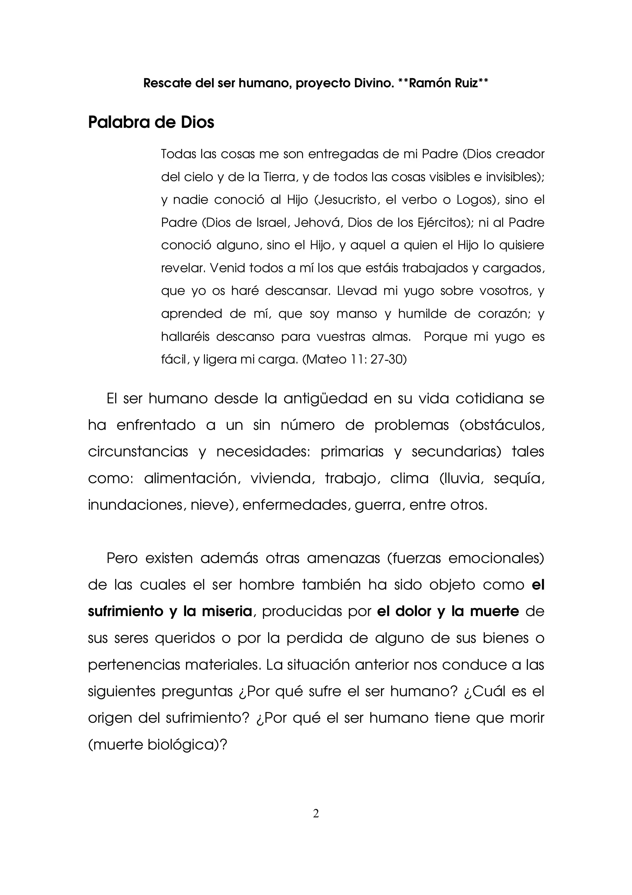 Rescate Proyecto Divino