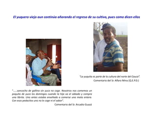 Use of tissue culture techniques in a seed releases programs of whiteflies and frog skin diseases resistance materials in Cauca, Colombia