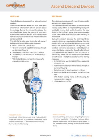 Rescue catalogue - Lifegear Safetech | PDF