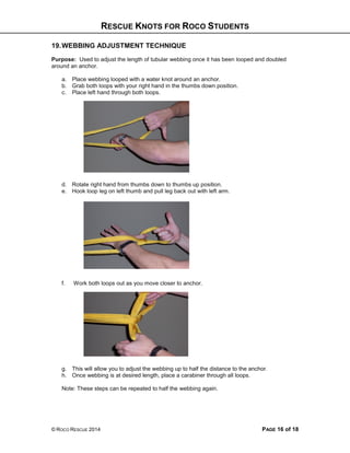 Rescue+knots+for+roco+students | PDF