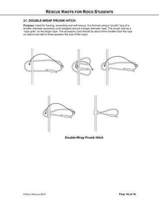 Presic Rope Grab Rescue+knots+for+roco+students | PDF