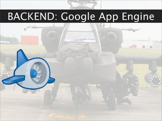 BACKEND: Google App Engine
 