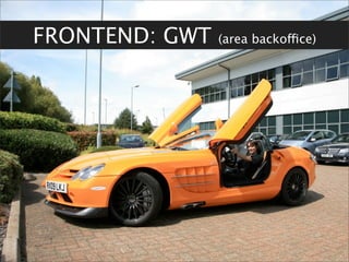 FRONTEND: GWT   (area backoffice)
 