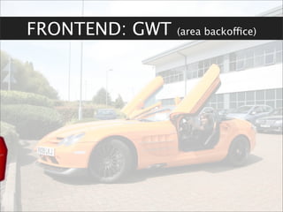 FRONTEND: GWT   (area backoffice)
 