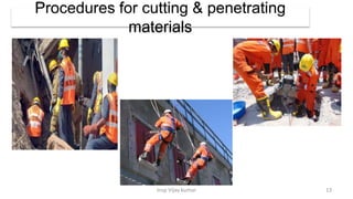 Procedures for cutting & penetrating
materials
Insp Vijay kumar 13
 