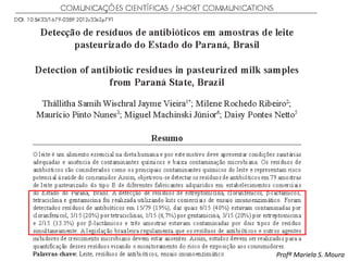 Profª Mariela S. Moura
 