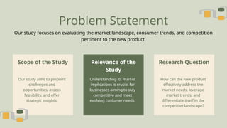 Study Problem For Business Reseach Proposal Product Research Presentation | PPTX