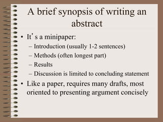 Prospective Synopsis Abstract Example reseach writing.ppt