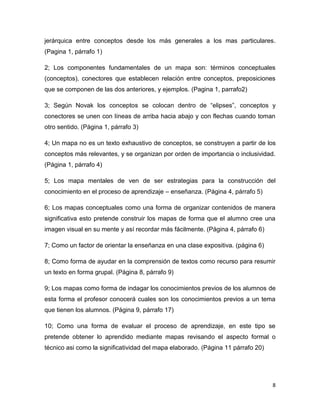 Reseña completa de mapa mental  mapa conceptual