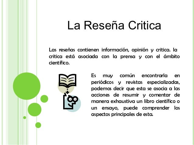 reseña critica