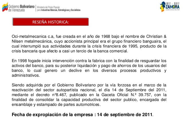 Reseña de empresas