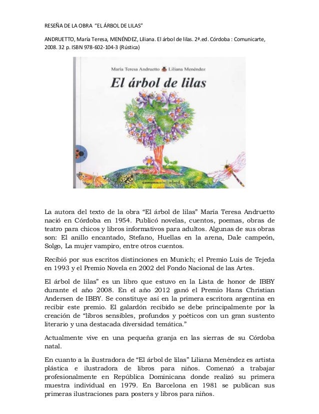 Reseña del cuento el arbol de lilas 2do.borrador