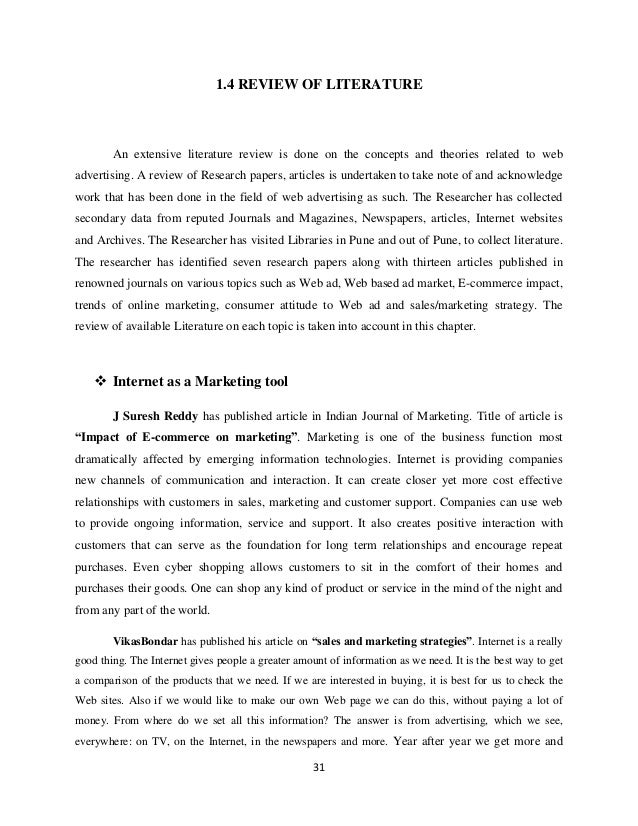 Published marketing research paper