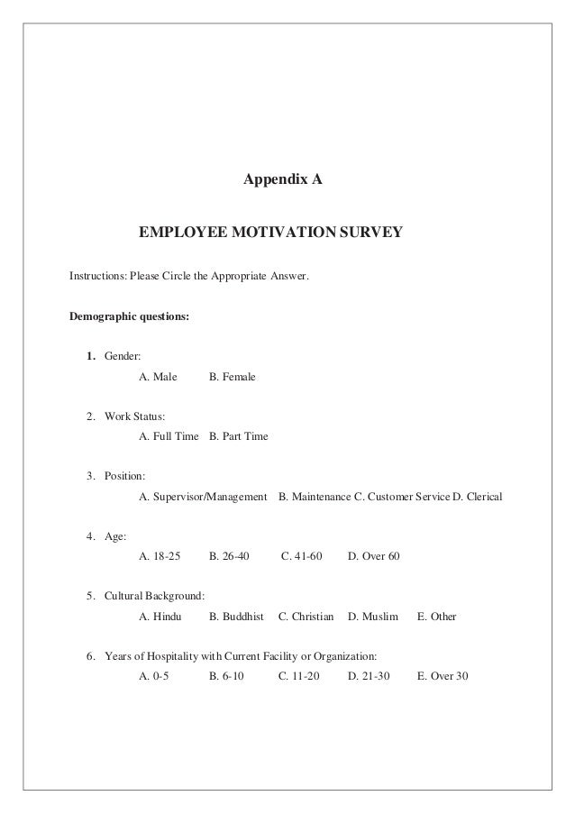 Proposal and dissertation help on employee motivation