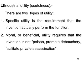 Utilty Inventions Research | PPTX