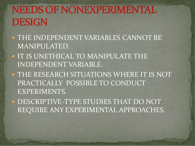 Research approaches and designs