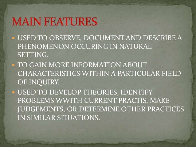 Research approaches and designs