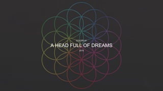 A HEAD FULL OF DREAMS
COLDPLAY
2015
 
