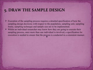 Examples Of Sample Design SAMPLING DESIGNS | PPT