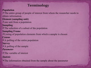 SAMPLING DESIGNS | PPT