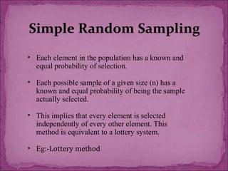 SAMPLING DESIGNS | PPT