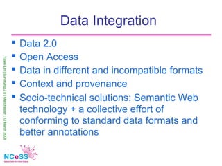 Data Integration
                                                            Data 2.0
                                   ...