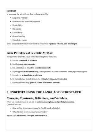 Research methodology for p.hd scholars to exam | PDF