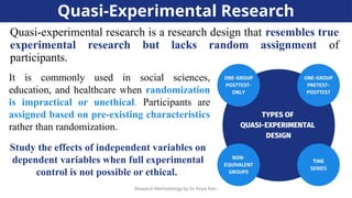Random Lacks Comprehensive Guide to Research Methodology and Experimental Designs | PPTX