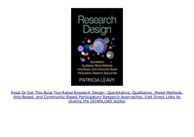 First Reads Research Design Quantitative Qualitative Mixed Methods 