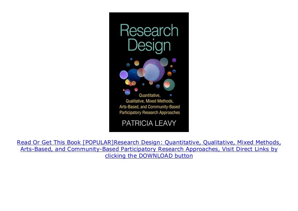  POPULAR Research Design Quantitative Qualitative Mixed Methods 