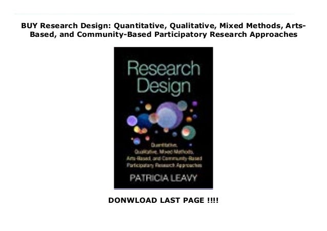 BUY Research Design Quantitative Qualitative Mixed Methods Arts B 