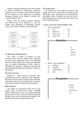 ICT for sustainable development in rural areas | PDF