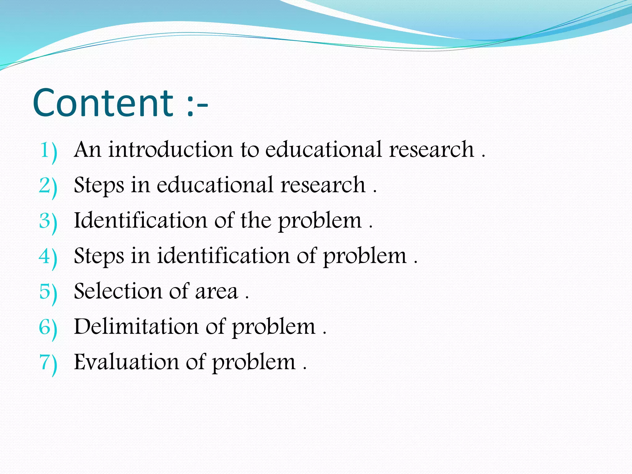 Research identification of the problem | PPTX