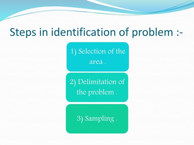 Research identification of the problem | PPTX