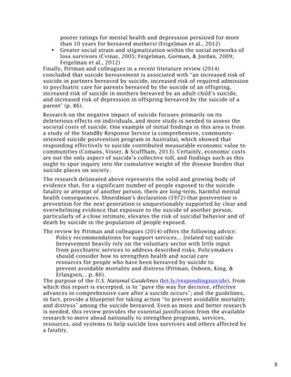 Impact of Suicide on People Exposed to a Fatality | PDF