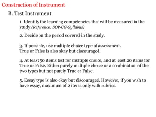 Topic on Thesis Research Instrument.pptx
