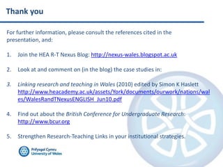 Develop a shared calendar of staff development events in learning and teaching