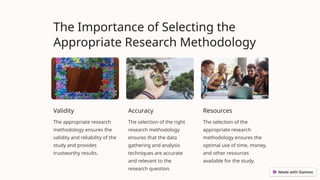 Research-Methodologies, types, importance pptx | PPTX