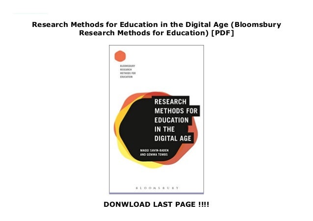 research methods education pdf