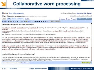 Collaborative word processing 