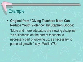 Research Paper Quotations | PPT